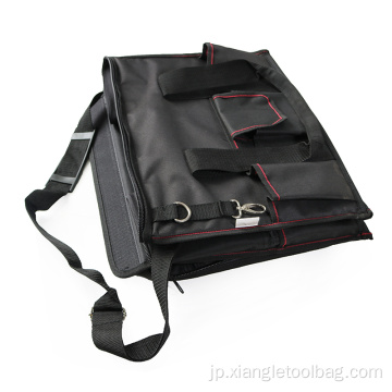 折りたたみ可能なジッパーハンドル調整可能なストラップツールバッグ